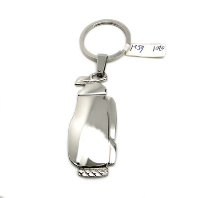 Vogel metaal sleutelhanger houder gepersonaliseerde sleutelhanger in individuele polybag