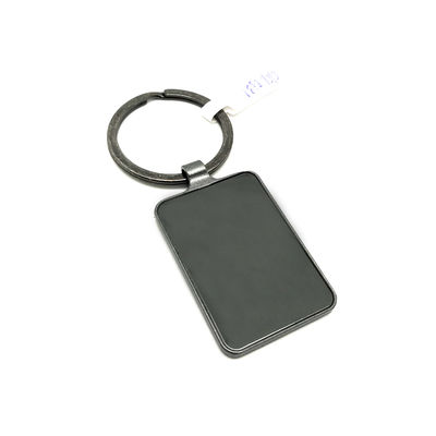 Gepersonaliseerd logo zwart pistool metalen sleutelhanger houder voor hoge verkoop