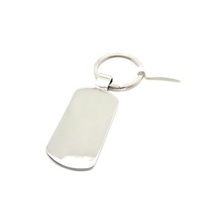 Zilver metalen sleutelhouder voor OEM/ODM Beschikbaar Op maat