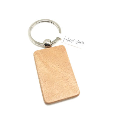 Eco-vriendelijke persoonlijke houten sleutelhanger gegraveerd aanpasbaar geschenk in natuurlijk hout