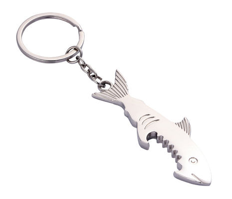 Metalen sleutelhanger met logo met een aangepaste vorm voor gepersonaliseerde souvenircampagnes