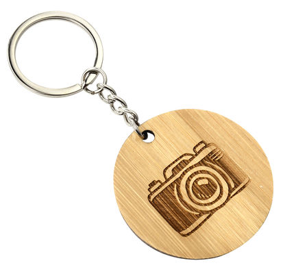 Gepersonaliseerd Hoog Duurzaamheid Houten Sleutelhanger Gravure Voor Op maat Gravureerde Bedrijfs Bedankingsgeschenken
