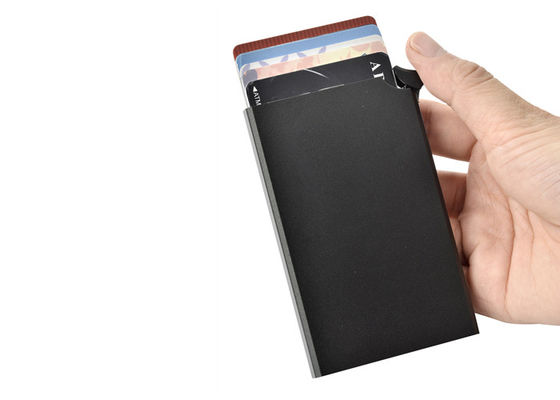 Van de de Creditcardorganisator van de Mensen van de geldklem de Rechthoek van Wallet Holder Metal