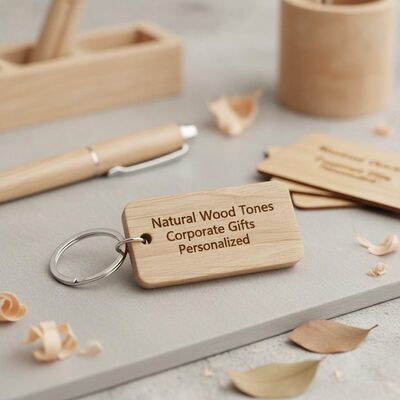 Goede prijs Natuurlijke houten kleuren Houten sleutelhanger Graverend Aanpasbaar Standaard Grootte Perfect voor zakelijke cadeautjes online