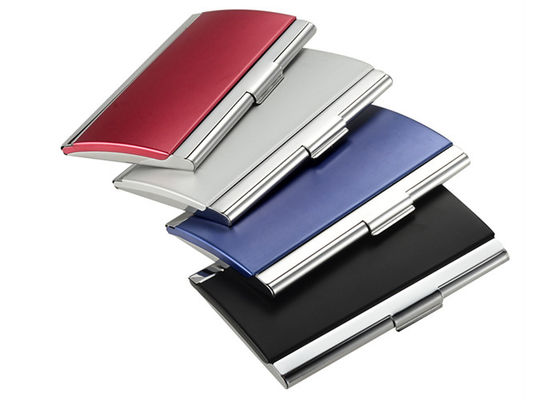 Van de de Kaarthouder van de aluminium Kleurrijke Naam het Metaaldouane Logo Card Case