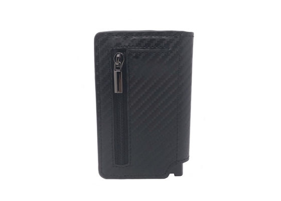 Van de de Creditcardorganisator van het koolstofpu Leer RFID de Houder van Wallet Rectangle Card
