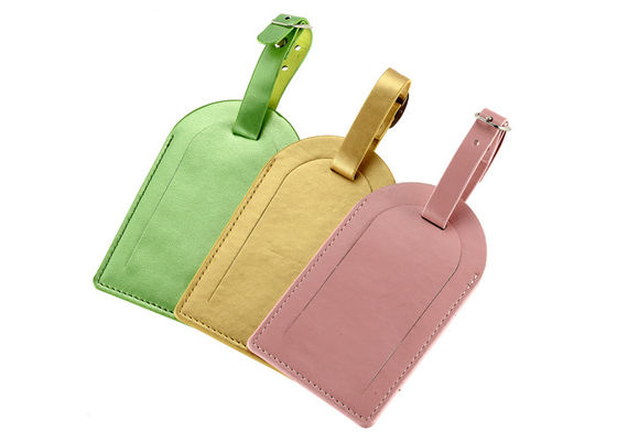 Van de de ReisBagagelabel van de deurvorm Pu Kleur van Pantone de Kleurrijke met Gespriem