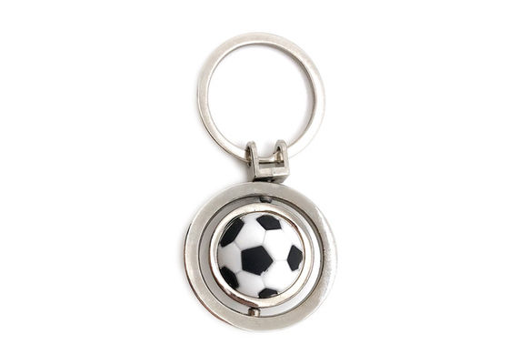 46mm van de de kettingshouder van het Voetbalmetaal Zeer belangrijke de Herinnering van de de Voetbalsleutelring Leuke Reclamegift