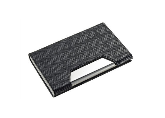 65g van de de adreskaartjeshouder van het bevorderingspu Leer de Magnetische Kaartgeval 64*97*17mm