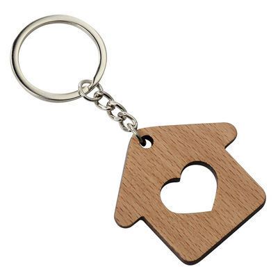 Natuurlijke Blokhuis Zeer belangrijke ketting Ring Metal Pendant Bag Gift