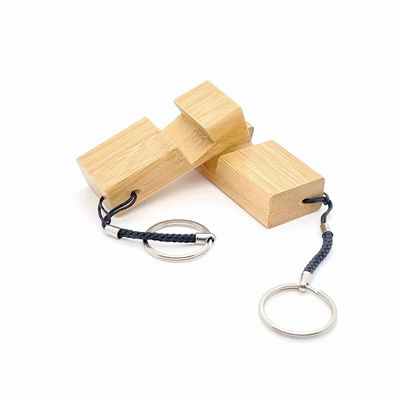 Met de hand gemaakte Houten Telefoontribune Zeer belangrijke ketting Multi Functionele UVdruk