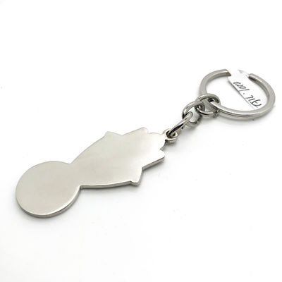 Duurzame kindermetalen sleutelhanger met aangepast logo - MOQ 500