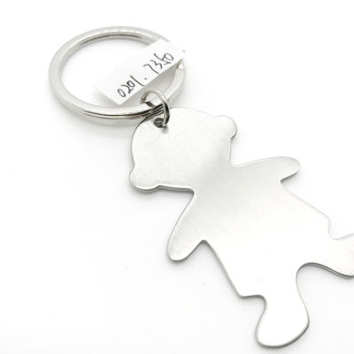 Als foto verkrijgbaar Boy Metal Keychain Holder met MOQ van 500