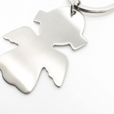 Als foto meisje metaal zink legering sleutelhanger met sleutelhanger