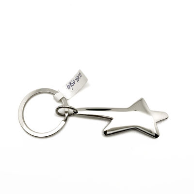Duurzame en veelzijdige Custom Star Sleutelhangers met logo personalisatie