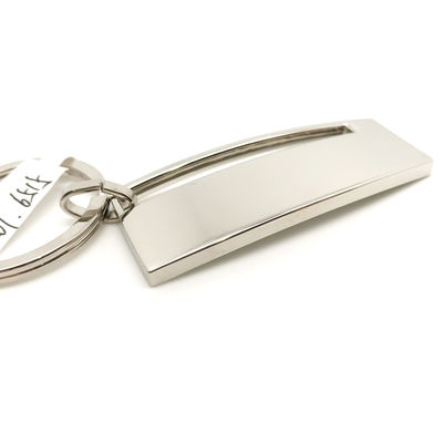Metalen sleutelhanger met zinklegering beschikbaar voor personalisatie