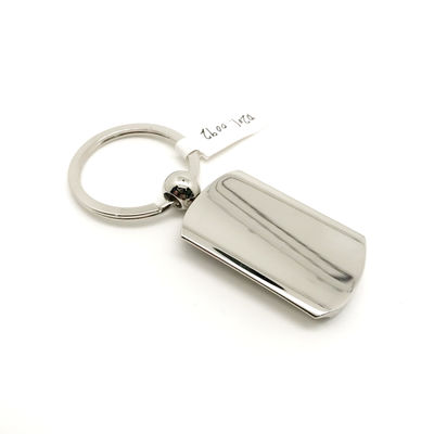 Beschikbaar metalen sleutelhanger als foto met individuele polybag