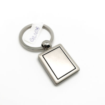 Zilver gepersonaliseerde sleutelkettingen met minimale bestelhoeveelheid van 500