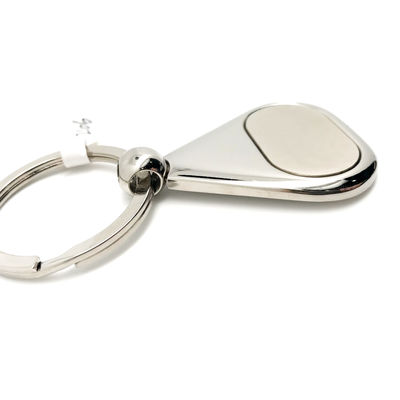 Metalen sleutelhanger verkrijgbaar met individuele polybagverpakking en OEM/ODM-opties