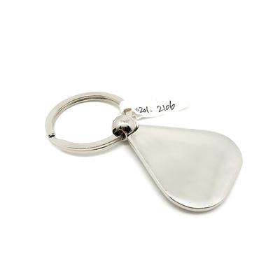 Metalen sleutelhanger verkrijgbaar met individuele polybagverpakking en OEM/ODM-opties
