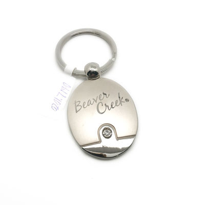 Gepersonaliseerde logo metalen sleutelhanger houder met TT betalingstermijn in
