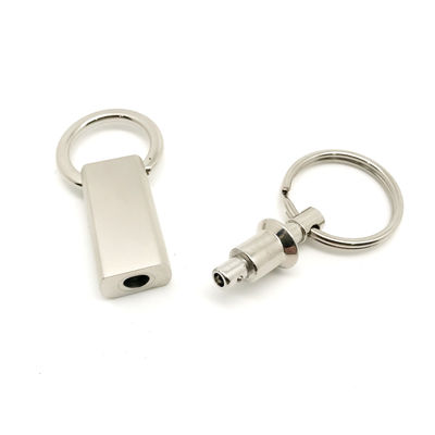 Beste opneembare sleutelhanger met metalen sleutelhanger van zinklegering en