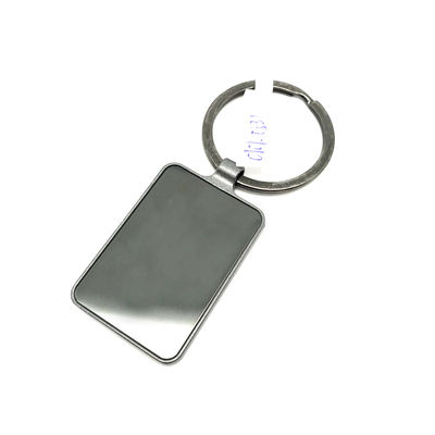 Gepersonaliseerd logo zwart pistool metalen sleutelhanger houder voor hoge verkoop