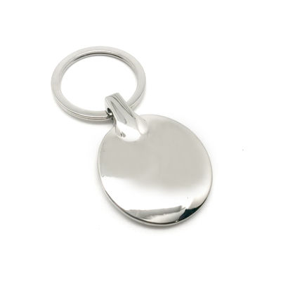 Silver Metal Sleutelhanger met OEM/ODM