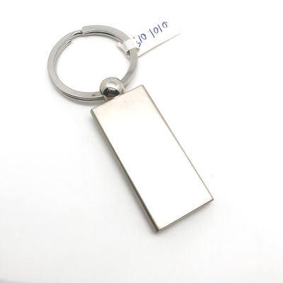 Gepersonaliseerde metalen sleutelhanger met individuele polybagverpakking voor reclame