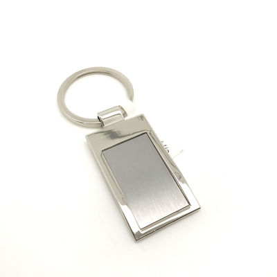 Als foto metalen sleutelhanger met aangepast logo