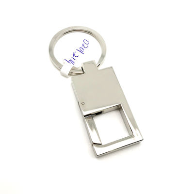 Als foto aangepast logo metalen sleutelhanger houder voor uw zakelijke behoeften