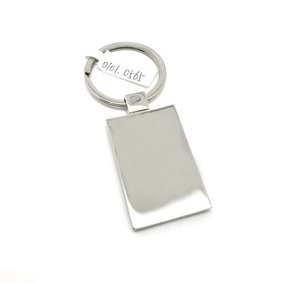 Als foto-metalen sleutelhanger met zinklegering voor zilver