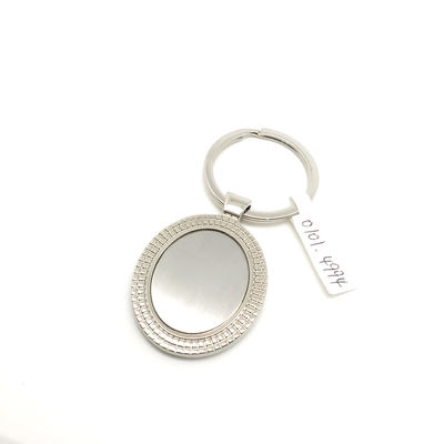 Gepersonaliseerd logo Gepersonaliseerd metalen sleutelhanger voor individuele polybag pakket Gepersonaliseerd