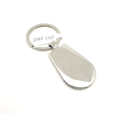 Siliver metalen sleutelhanger beschikbaar als foto in Siliver