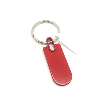 Metalen sleutelsnoer 19 g Logo metalen sleutelsnoer Fotovorm