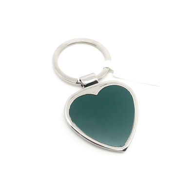 Zilvergroen Kleur Metalen Sleutelhanger 36x69x6mm