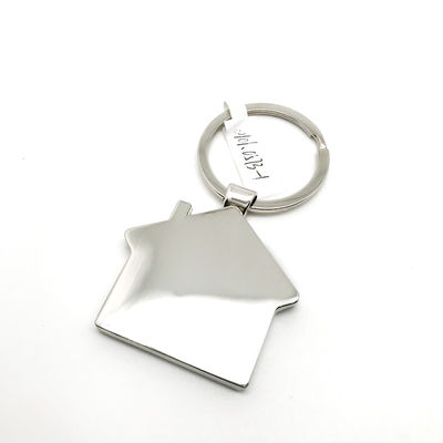 OEM Zink Alloy Sleutelhangers 44x75x6mm Zilver Kleur