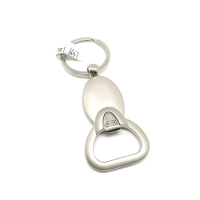 Metalen flessenopener voor het polijsten met bekleding 37x97x10 mm