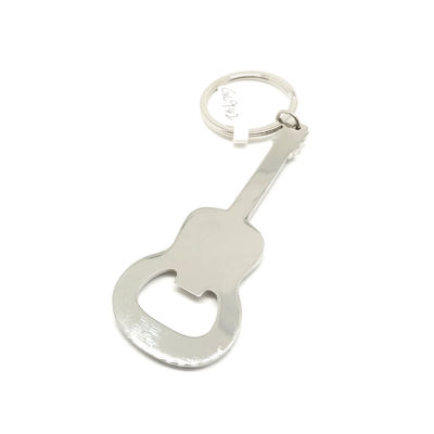 Gepersonaliseerde logo metalen flesopener met polijst glanzend nikkel