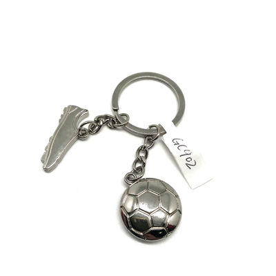 Geassorteerde trendy metalen sleutelhanger met duurzaam olie gevulde logo voor dagelijks gebruik