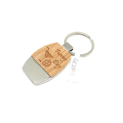 Gepersonaliseerde gegraveerde houten sleutelhanger Eco-vriendelijk cadeau decoratie met natuurlijke hout schoonheid