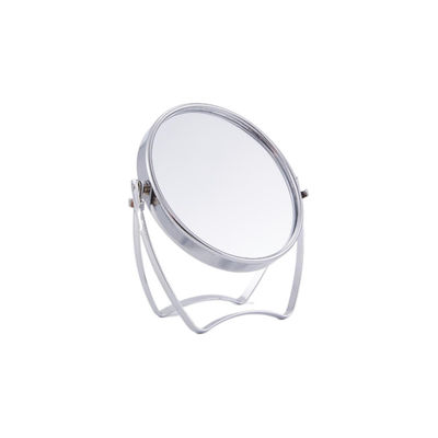 Zilveren PU Led Led Led Cosmetische Spiegel met draaibare functie