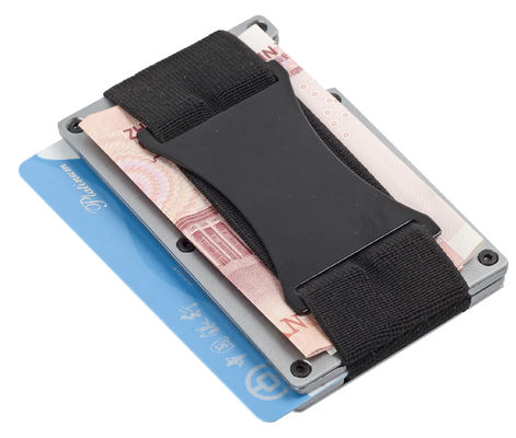Classic PU Aluminium RFID blokkerende portemonnee organiseert beschermt 8-10 kaarten