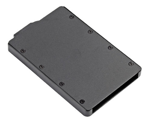 RFID creditcard wallet klassieke PU / aluminium organisator met hechtingen