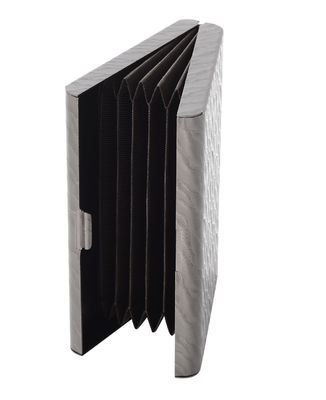 Rectangular Slim And Compact Metalen Kaarthouder Met PU Design