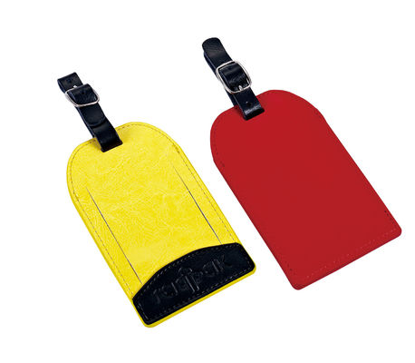 Aanpasbaar PU/Aluminium bagage tag past bij de meeste tassen Budgetvriendelijk cadeau voor reizigers
