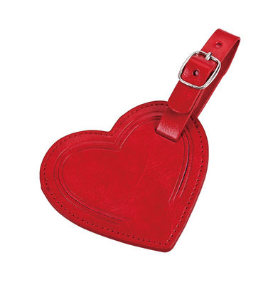 Rectangular PU bagage tag met beveiligde riem voor eenvoudige bagage identificatie