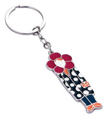 Metalen sleutelhanger met aangepaste vorm logo perfect alledaags accessoire