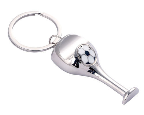 Metalen sleutelhanger voor gepersonaliseerde campagne souvenirs met olie gevulde logo