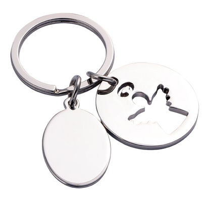 Gepersonaliseerde luxe sleutelhouder met Custom Logo As Photo Shape Beschikbare kleuren